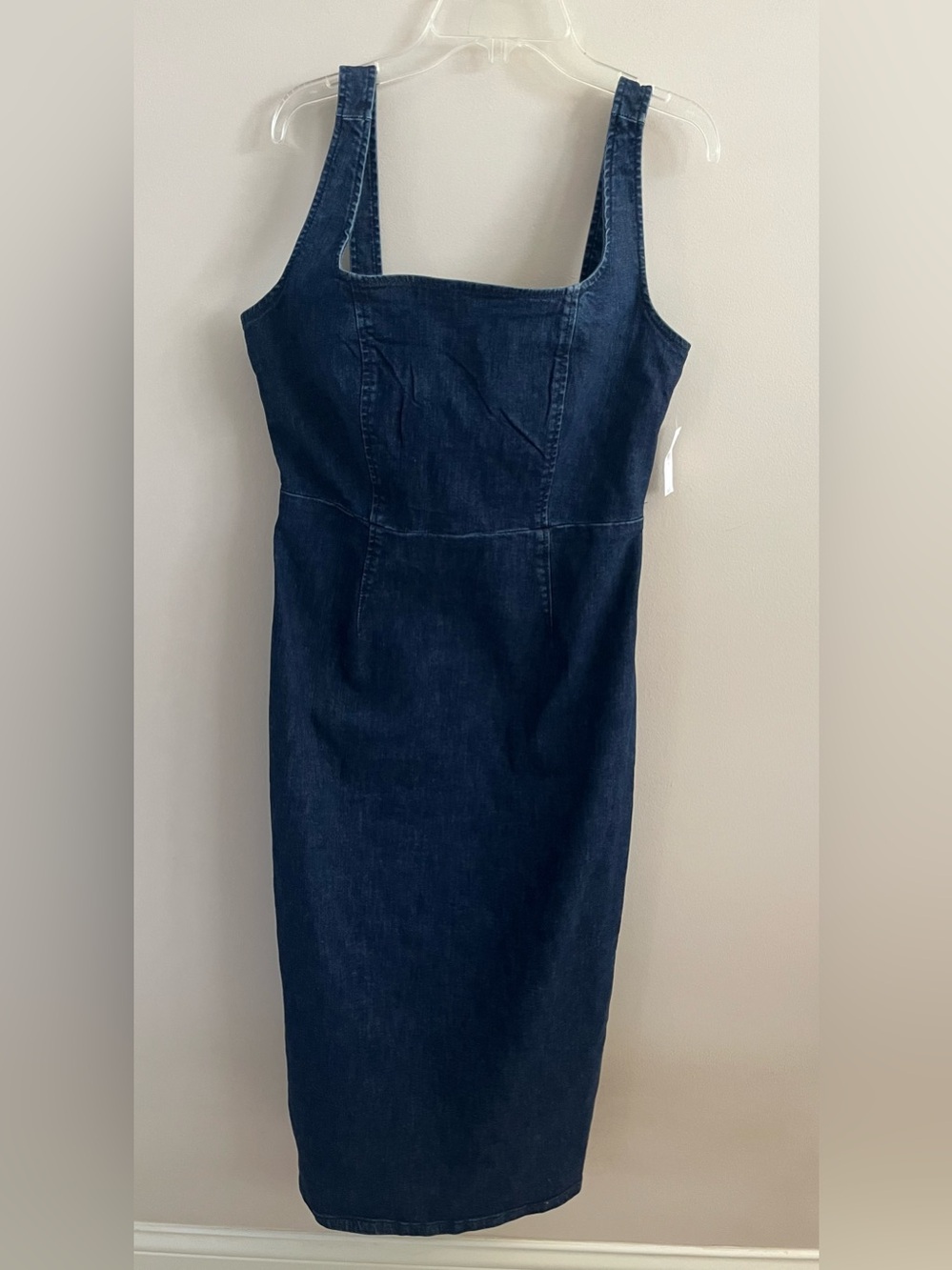 NWT-GAP Denim Bodycon Midi Dress, Medium